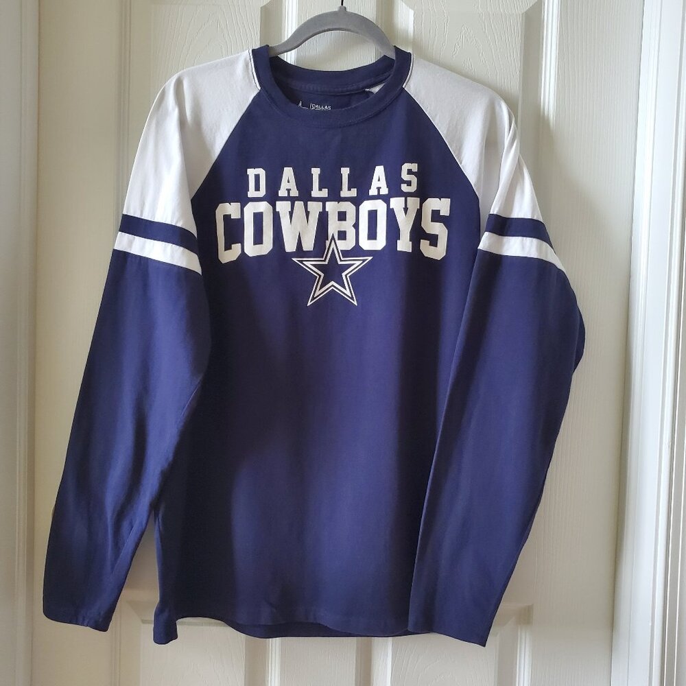 Dallas Cowboys Authentic 100% Cotton long sleeve T-shirt football NFL sporty